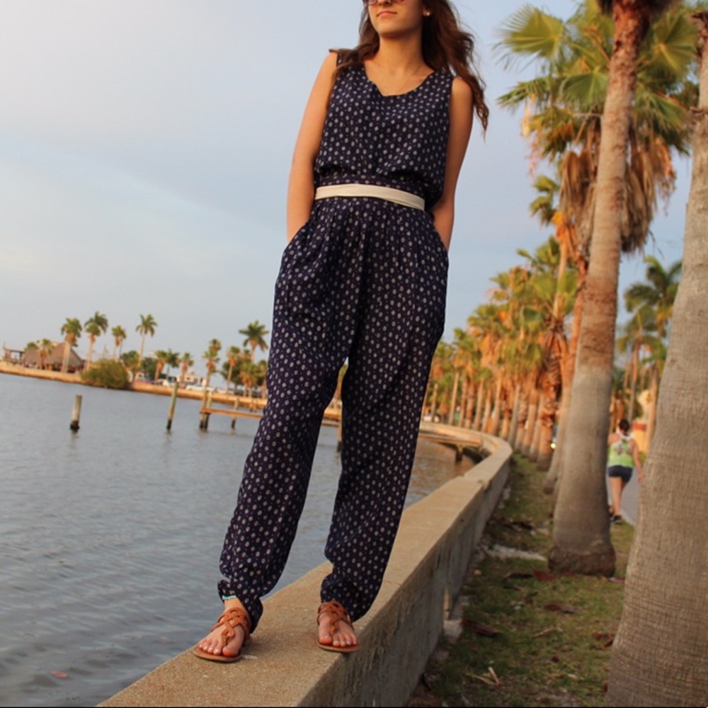 Vintage Two Piece Jump Suit